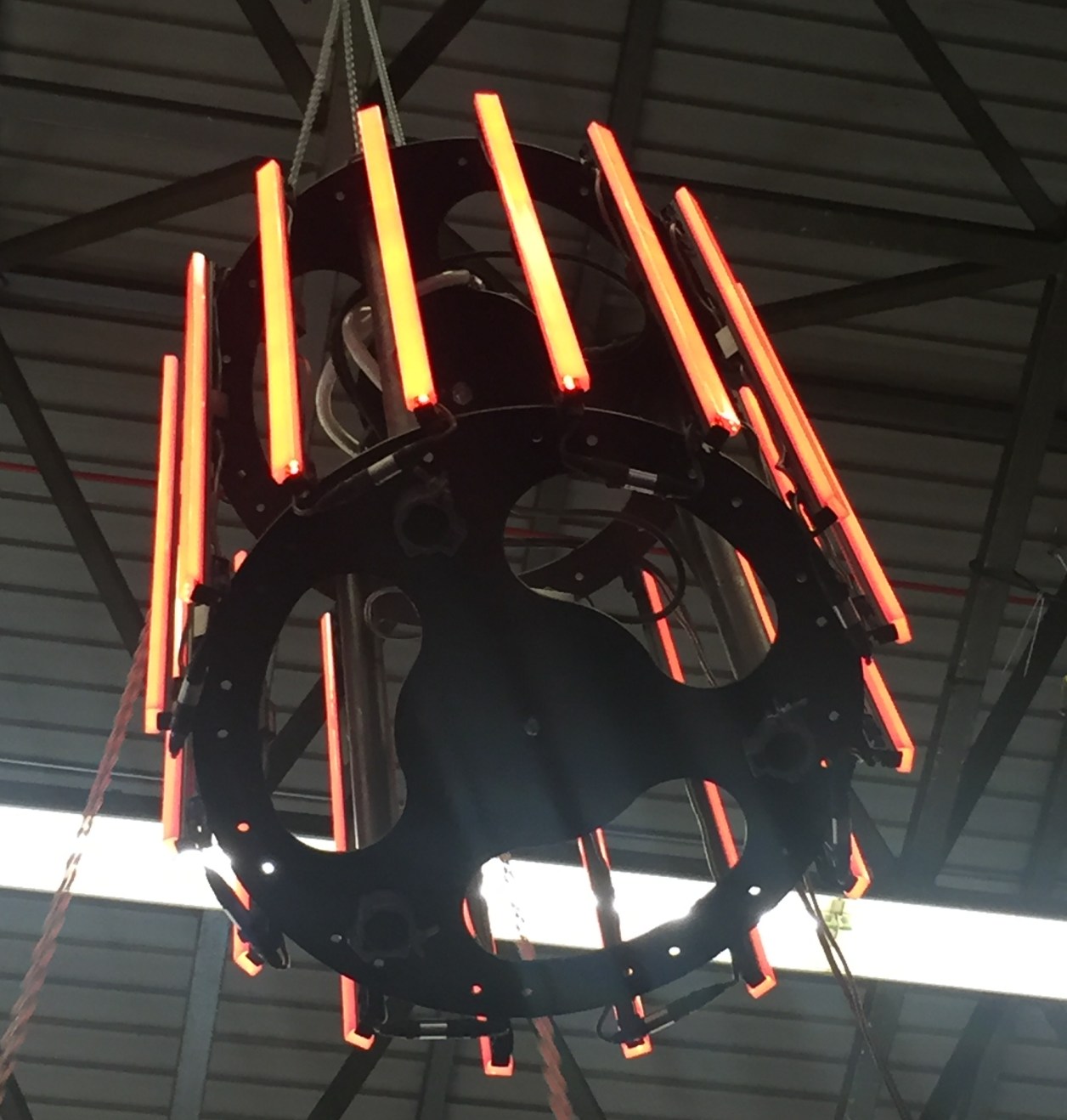 ledblade installation in the air